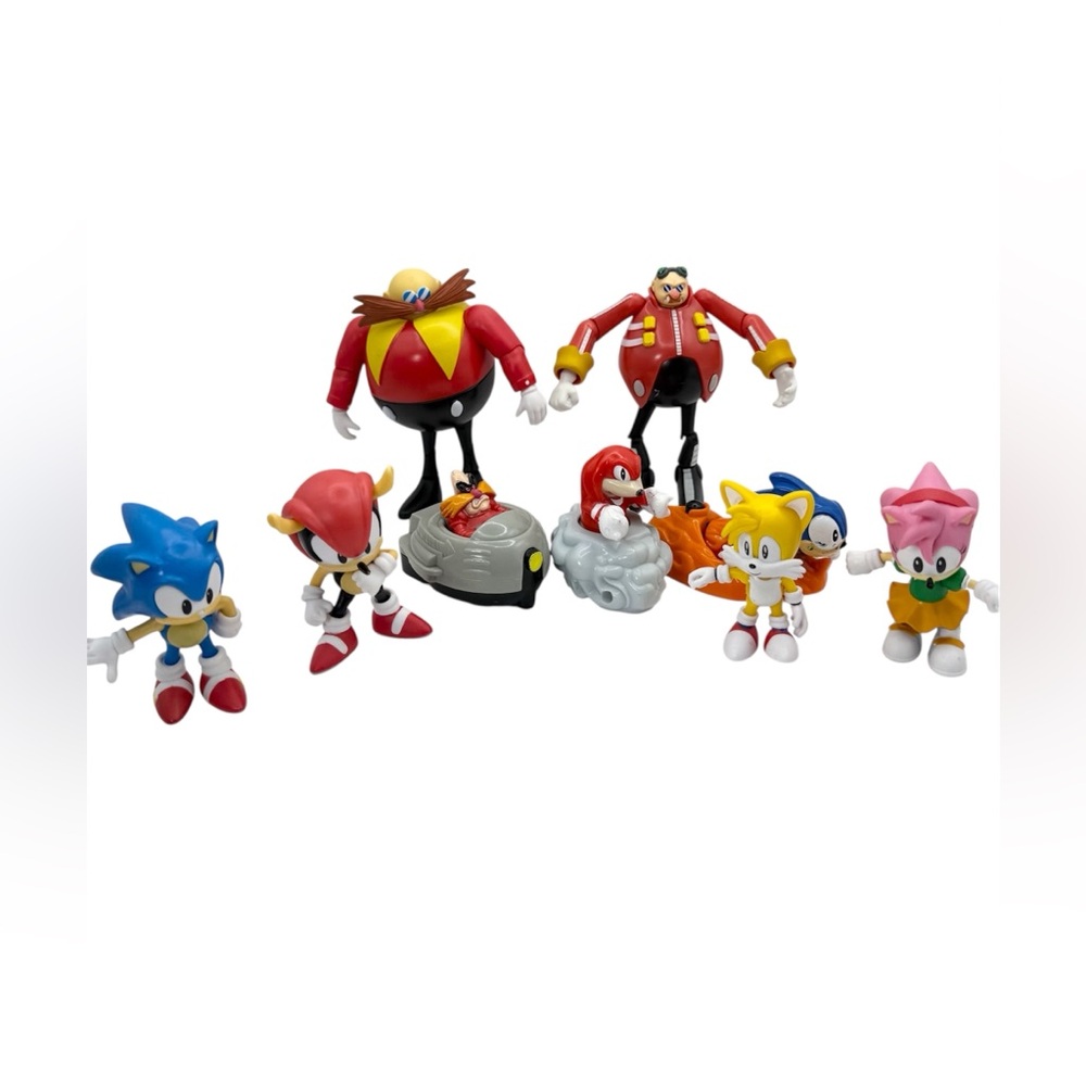 Sonic the Hedgehog Action Figurines Mixed Lot Vintage McDonald’s Toys